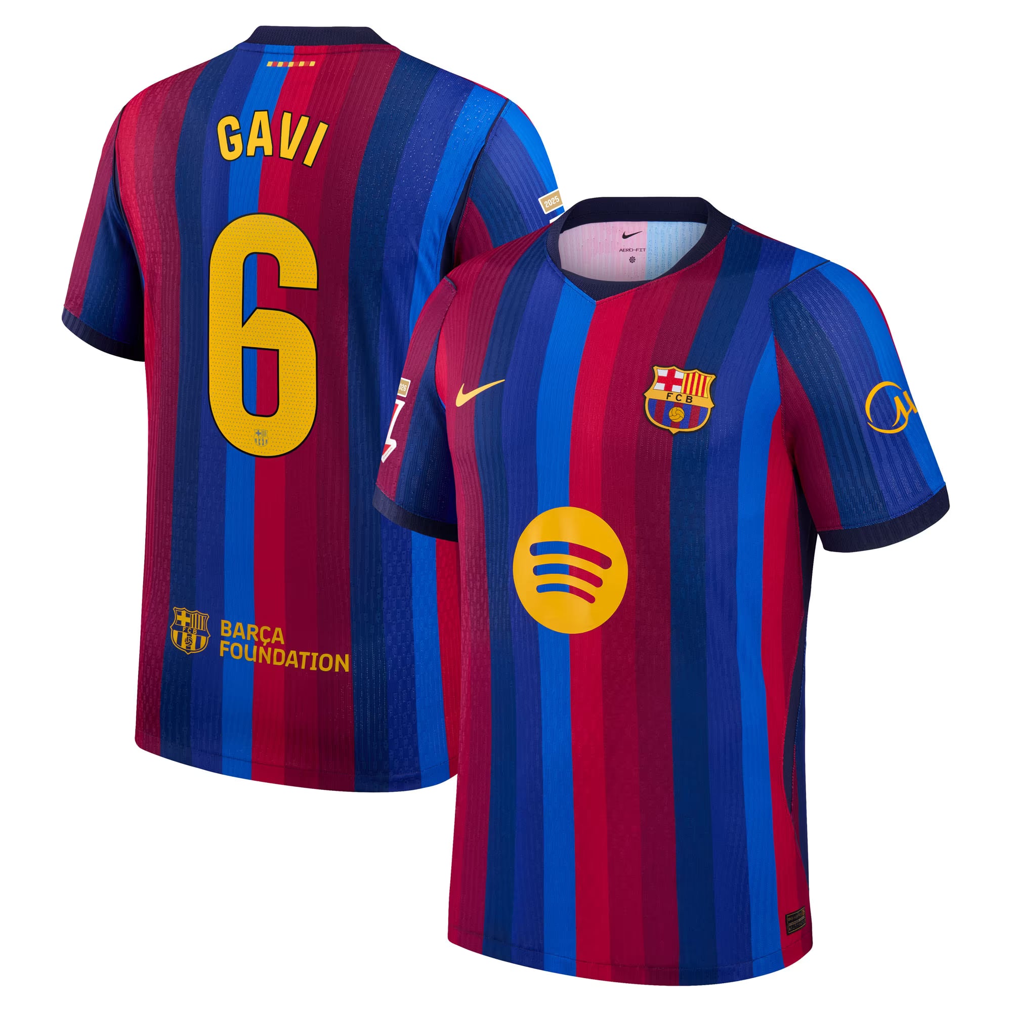 Nike Gavi Barcelona 2026/27 Home Match Authentic Jersey