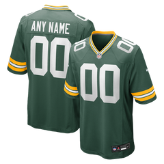 Nike Green Bay Packers Custom Game Jersey