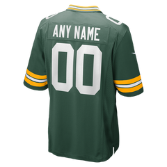 Nike Green Bay Packers Custom Game Jersey