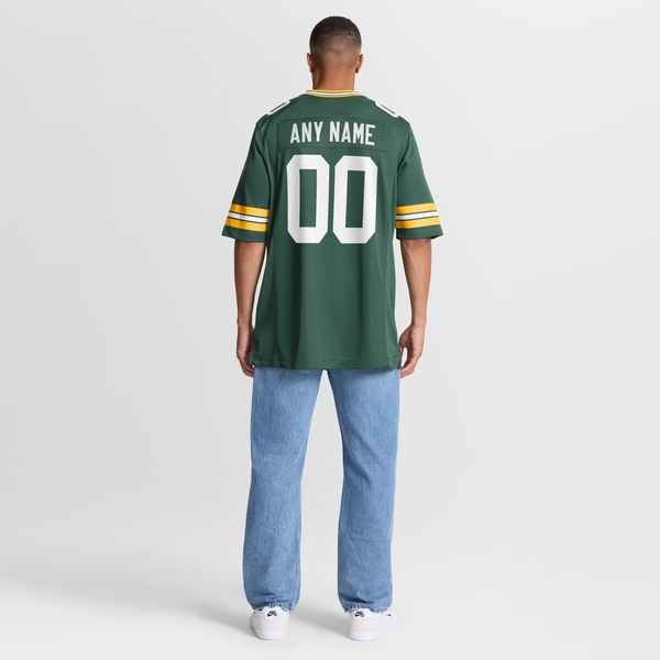 Nike Green Bay Packers Custom Game Jersey