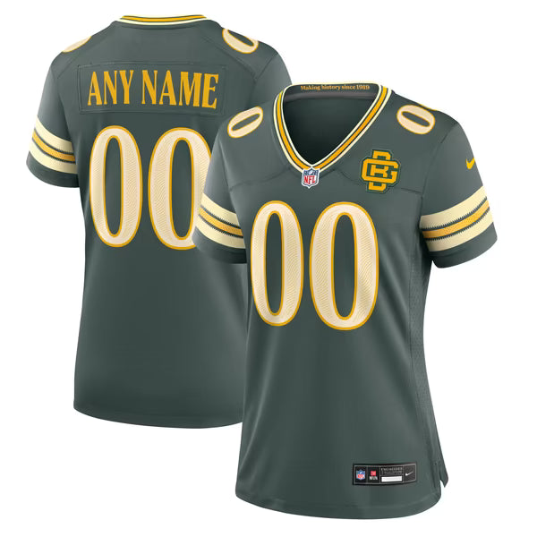 Nike Green Bay Packers Women's 2026 Rivalries Custom Game Jersey