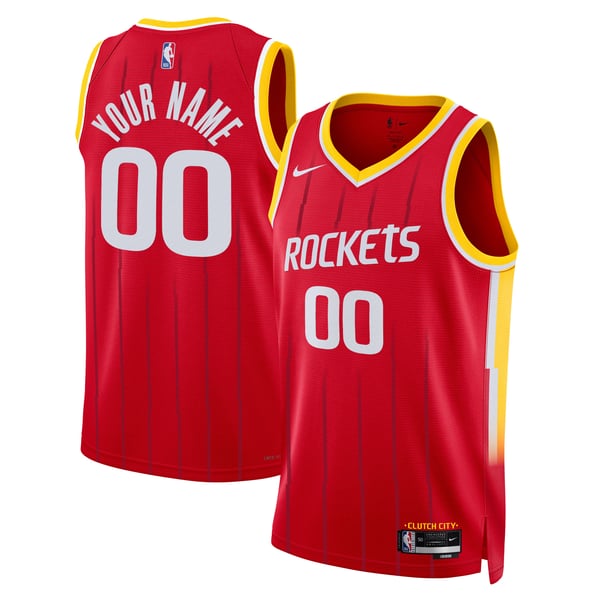 Nike Houston Rockets Icon Edition Swingman Custom Jersey