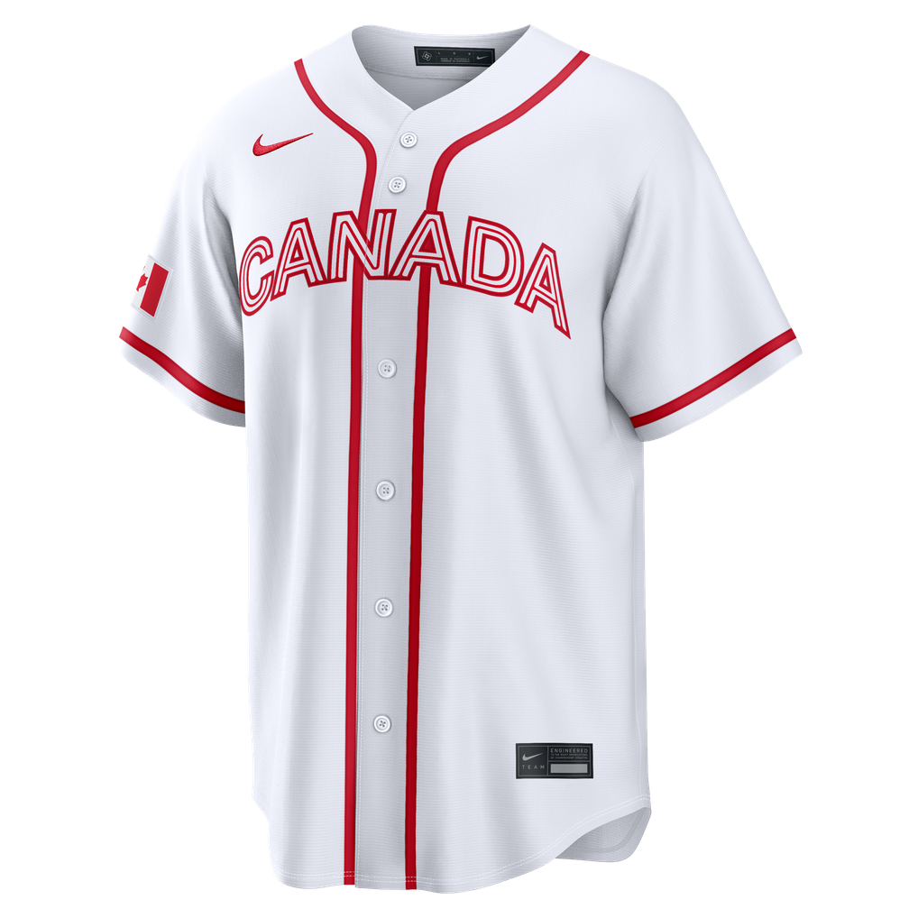 Nike Josh Naylor Canada Baseball 2026 World Baseball Classic Home Jersey