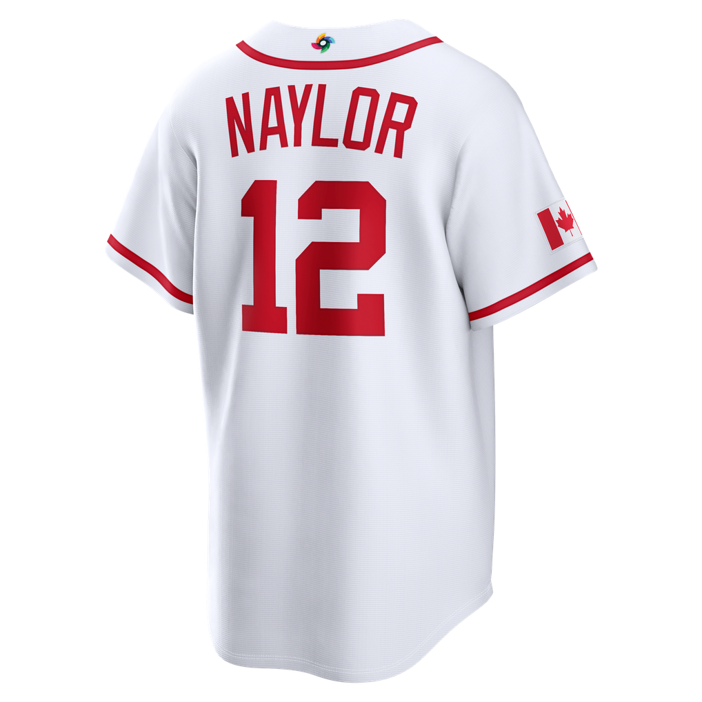 Nike Josh Naylor Canada Baseball 2026 World Baseball Classic Home Jersey