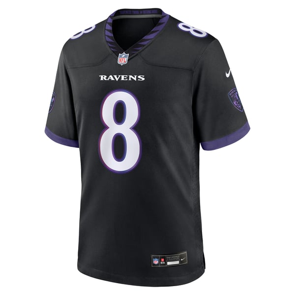 Nike Lamar Jackson Baltimore Ravens Alternate Game Jersey