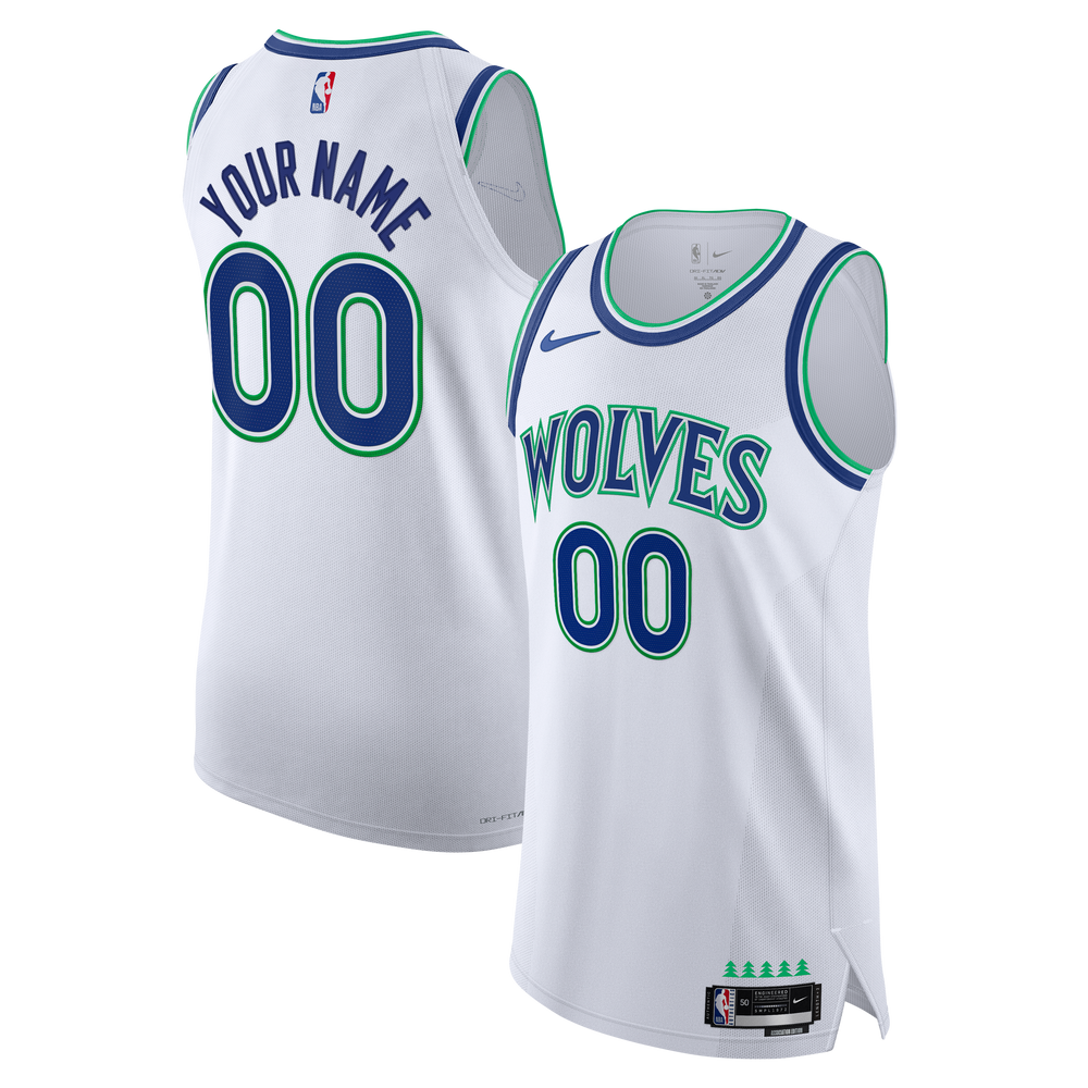 Nike Minnesota Timberwolves Association Edition Authentic Custom Jersey