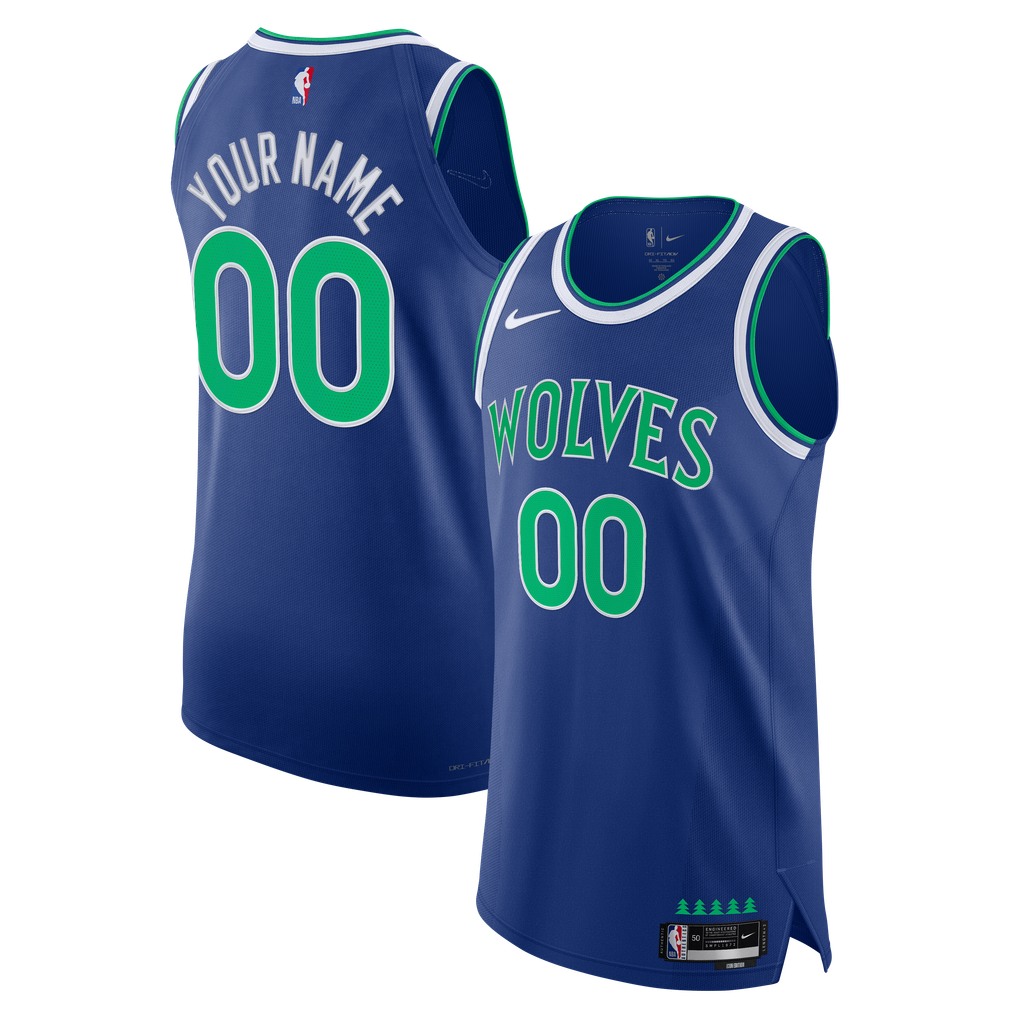 Nike Minnesota Timberwolves Icon Edition Authentic Custom Jersey