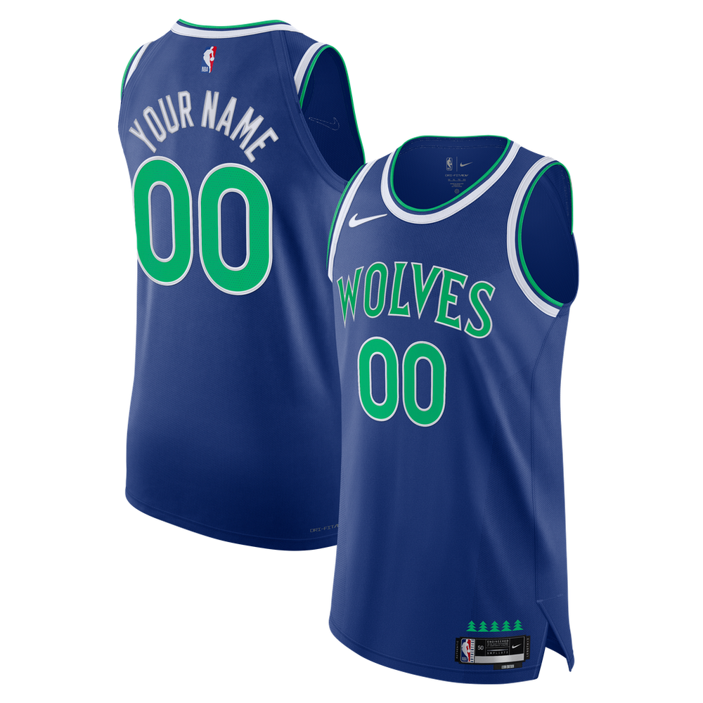 Nike Minnesota Timberwolves Icon Edition Authentic Custom Jersey