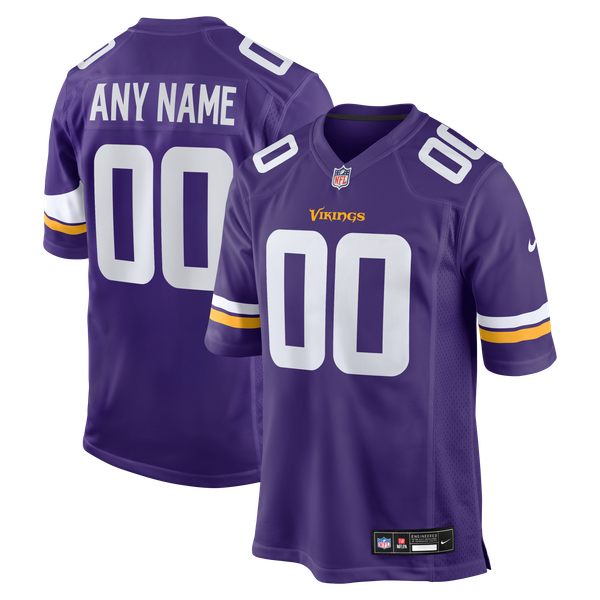 Nike Minnesota Vikings Purple Custom Game Jersey