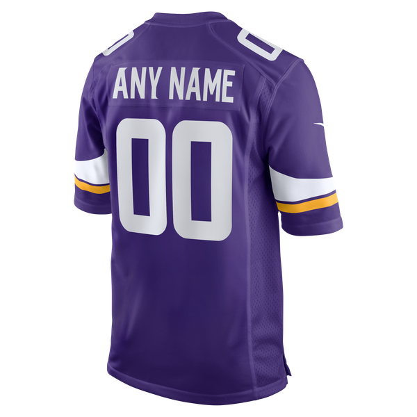 Nike Minnesota Vikings Purple Custom Game Jersey