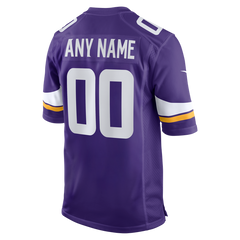 Nike Minnesota Vikings Purple Custom Game Jersey