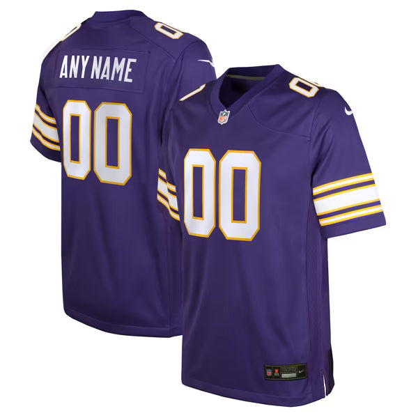 Nike Minnesota Vikings Youth Classic Custom Game Jersey