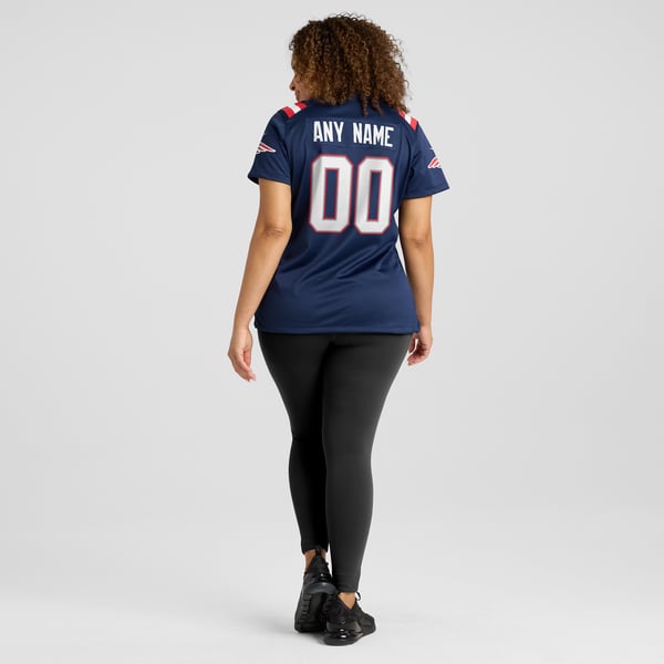 Nike New England Patriots Women's Custom Game Jersey Navy