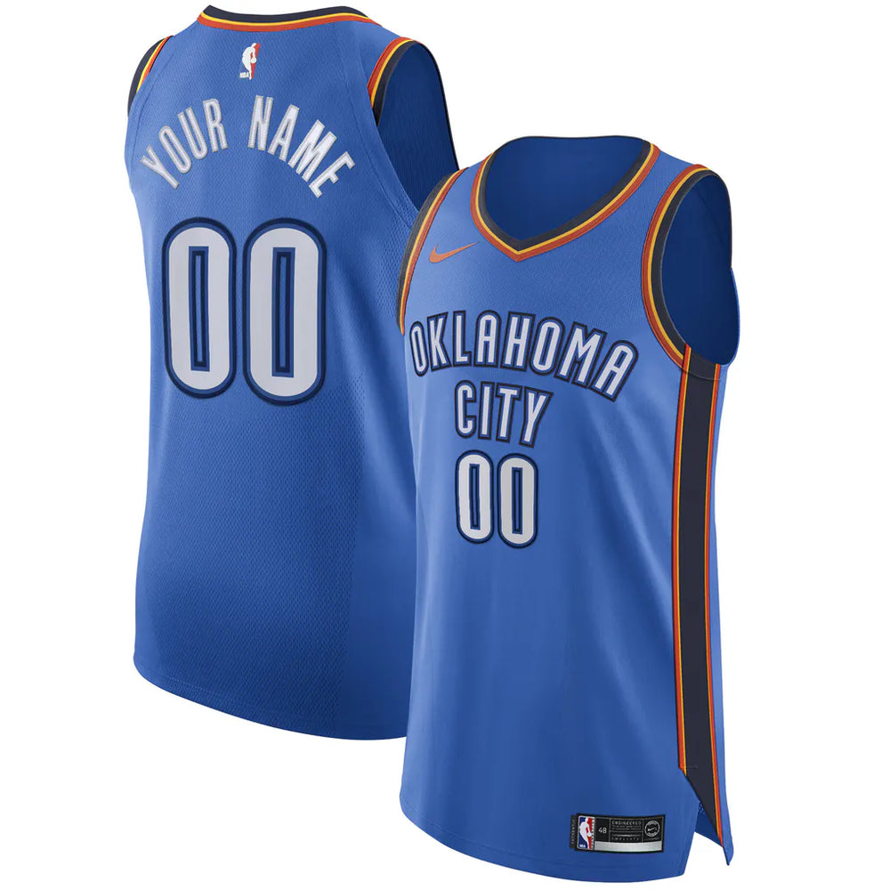 Nike Oklahoma City Thunder Icon Edition Authentic Custom Jersey