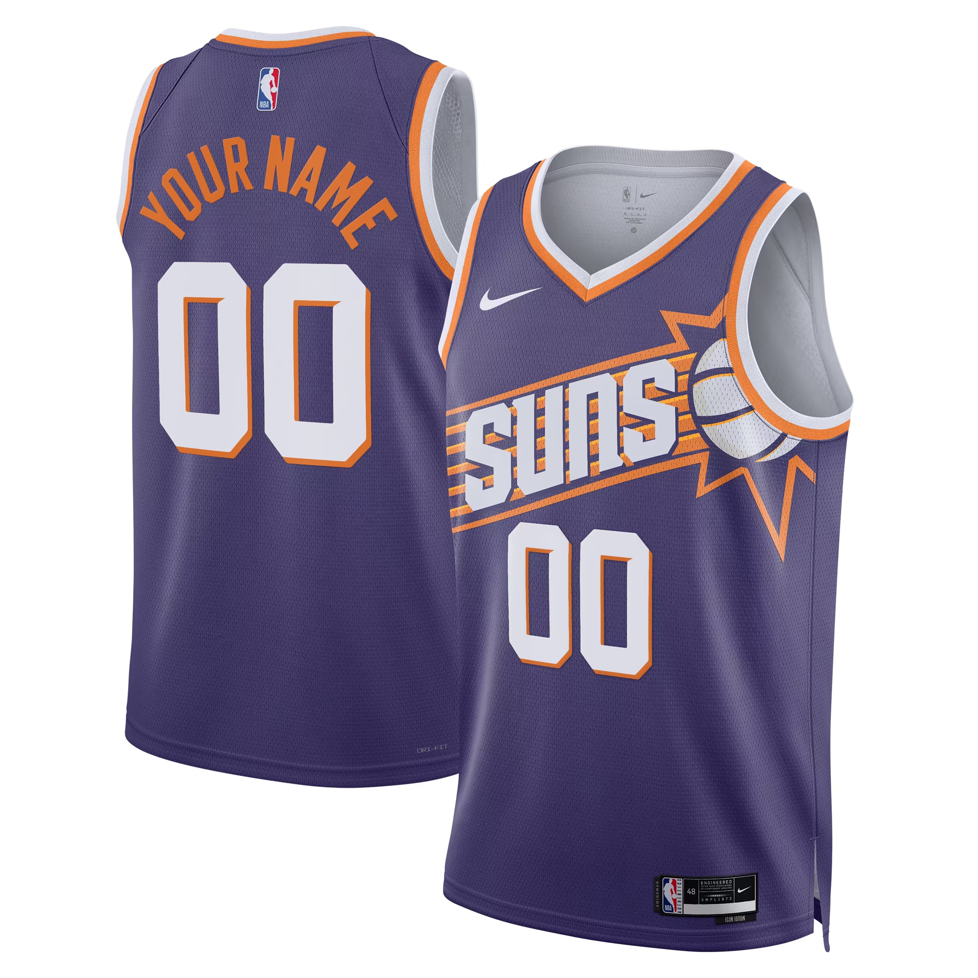 Nike Phoenix Suns Icon Edition Swingman Custom Jersey