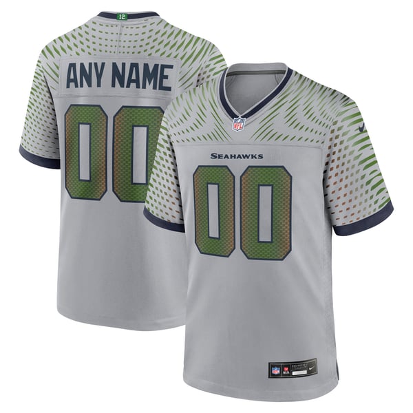 Nike Seattle Seahawks Rivalries Custom Game Jersey