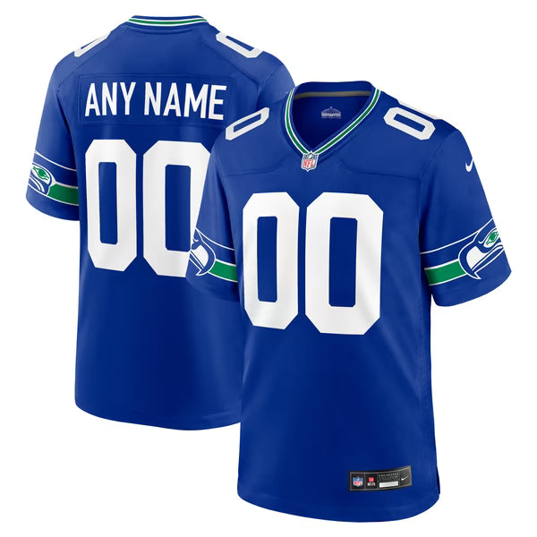 Nike Seattle Seahawks Throwback Custom Jersey