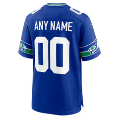 Nike Seattle Seahawks Throwback Custom Jersey