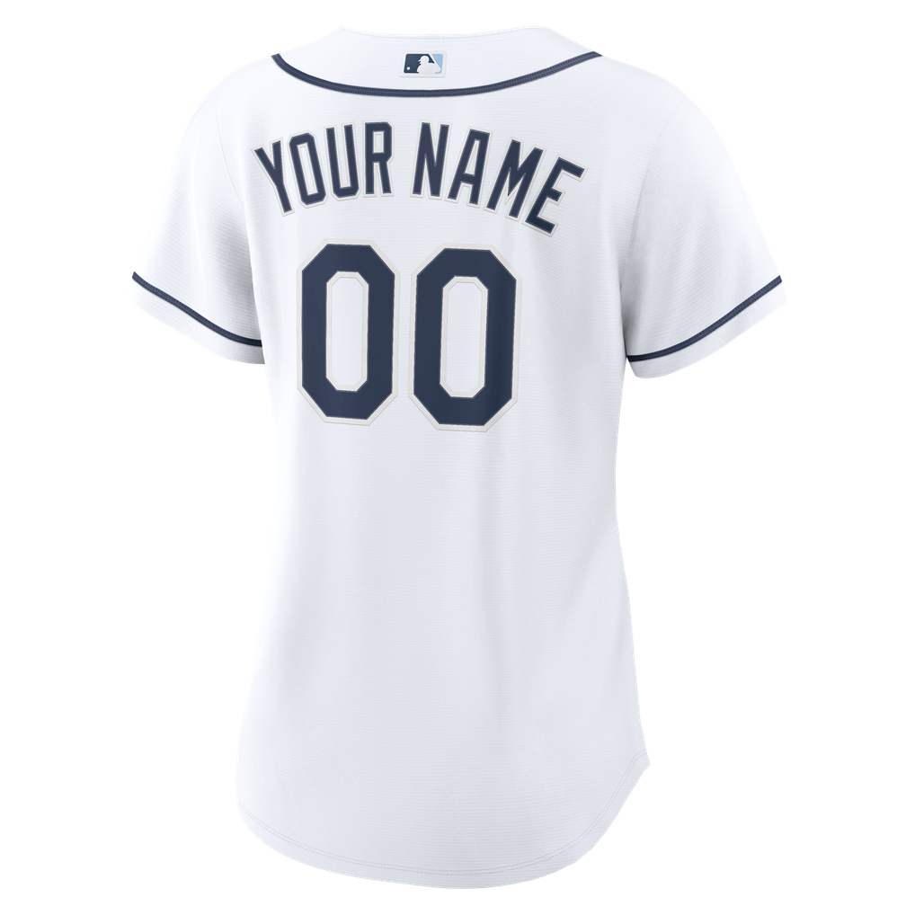 Nike Tampa Bay Rays 2026 World Series Patch Home Replica Custom Jersey