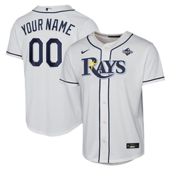 Nike Tampa Bay Rays 2026 World Series Youth Home Replica Custom Jersey