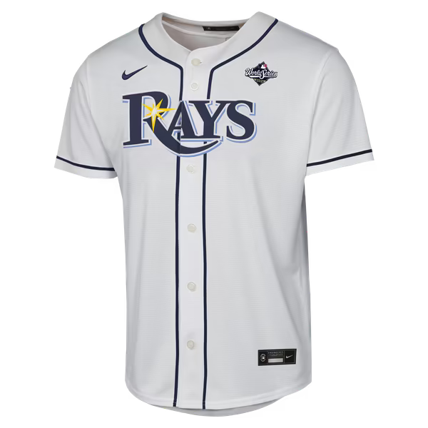 Nike Tampa Bay Rays 2026 World Series Youth Home Replica Custom Jersey