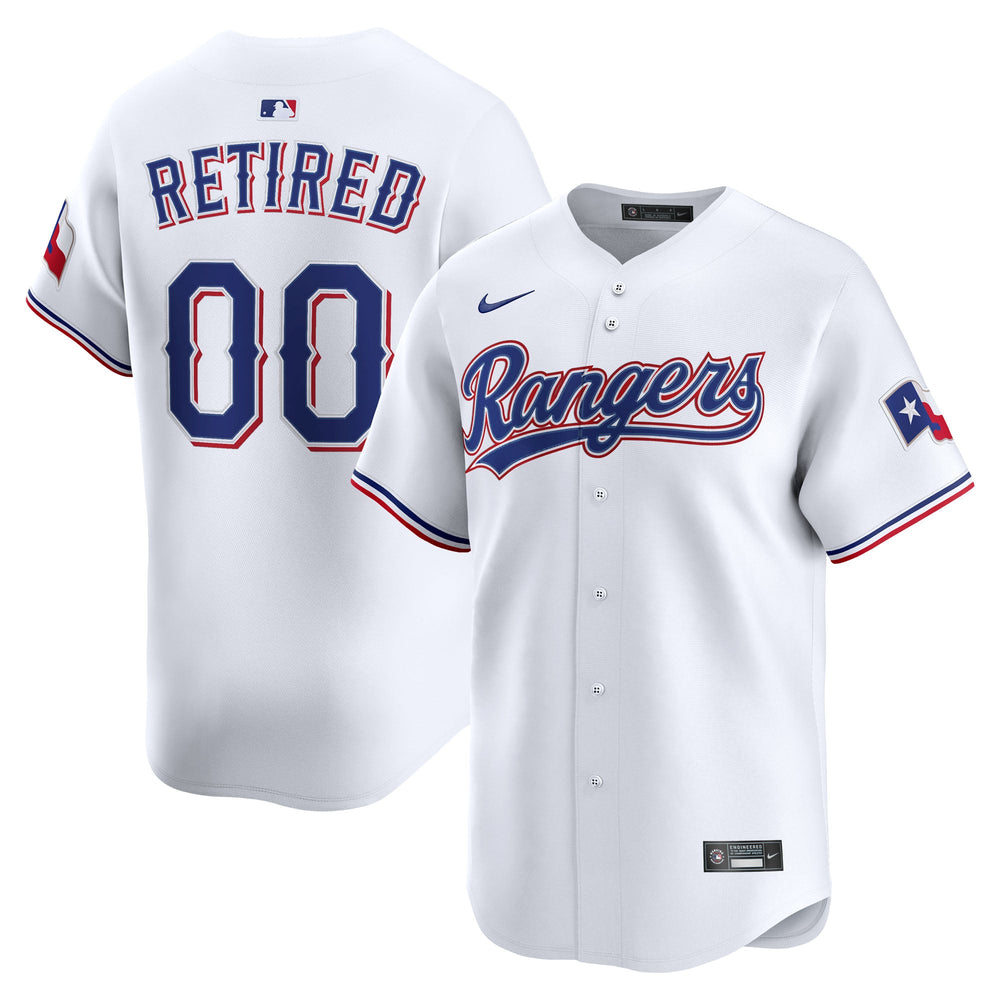 Nike Texas Rangers Home Limited Retired Roster Jersey