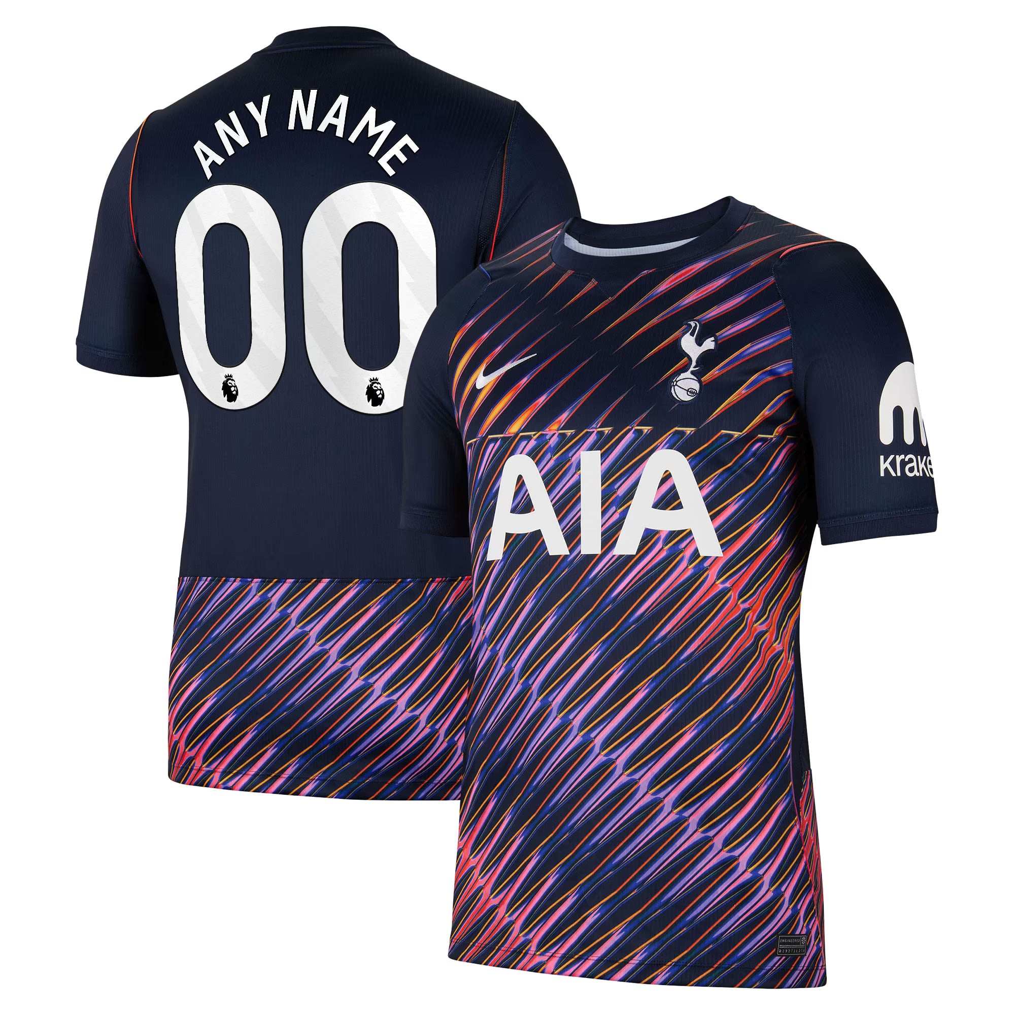 Nike Tottenham Hotspur 2026/27 Away Stadium Replica Custom Jersey