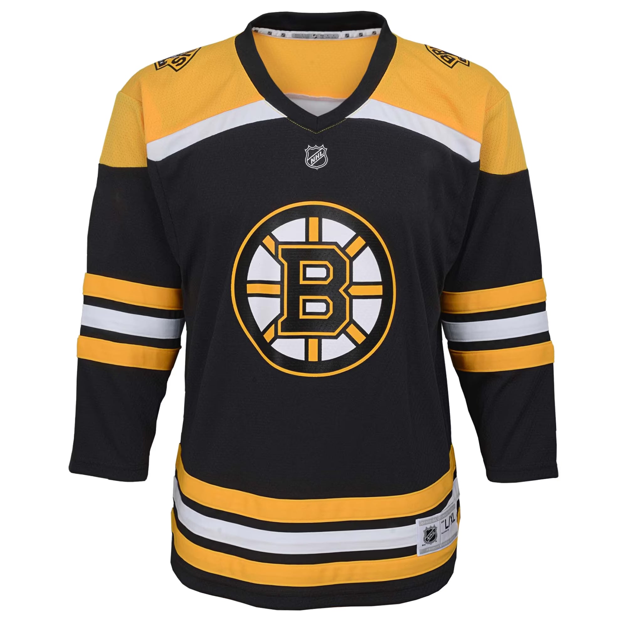 Outerstuff Boston Bruins Youth Home Replica Custom Jersey