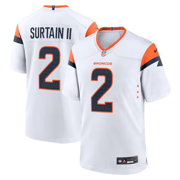 Nike Patrick Surtain II Denver Broncos Game Jersey