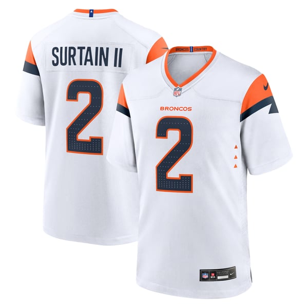 Nike Patrick Surtain II Denver Broncos Game Jersey