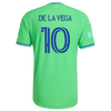 Pedro de la Vega Seattle Sounders FC adidas 2026 Authentic Patch Jersey