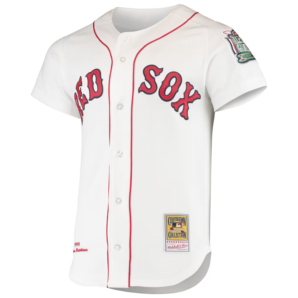 Pedro Martinez Boston Red Sox Mitchell & Ness 1999 Cooperstown Collection Authentic Jersey