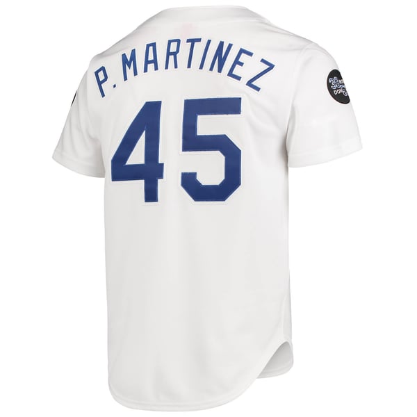 Pedro Martinez Los Angeles Dodgers Mitchell & Ness 1993 Cooperstown Collection Home Authentic Jersey