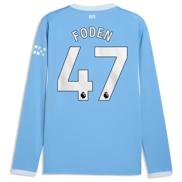 Puma Phil Foden Manchester City 2026/27 Home Replica Long Sleeve Jersey