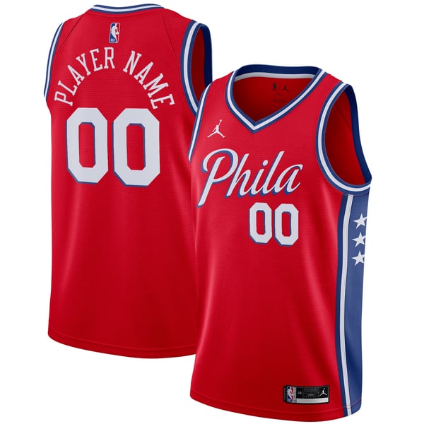 Jordan Brand Philadelphia 76ers Custom Swingman Jersey Statement Edition