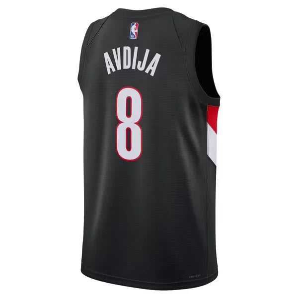 Portland Trail Blazers Black Icon Edition Swingman Jersey (Deni Avdija)