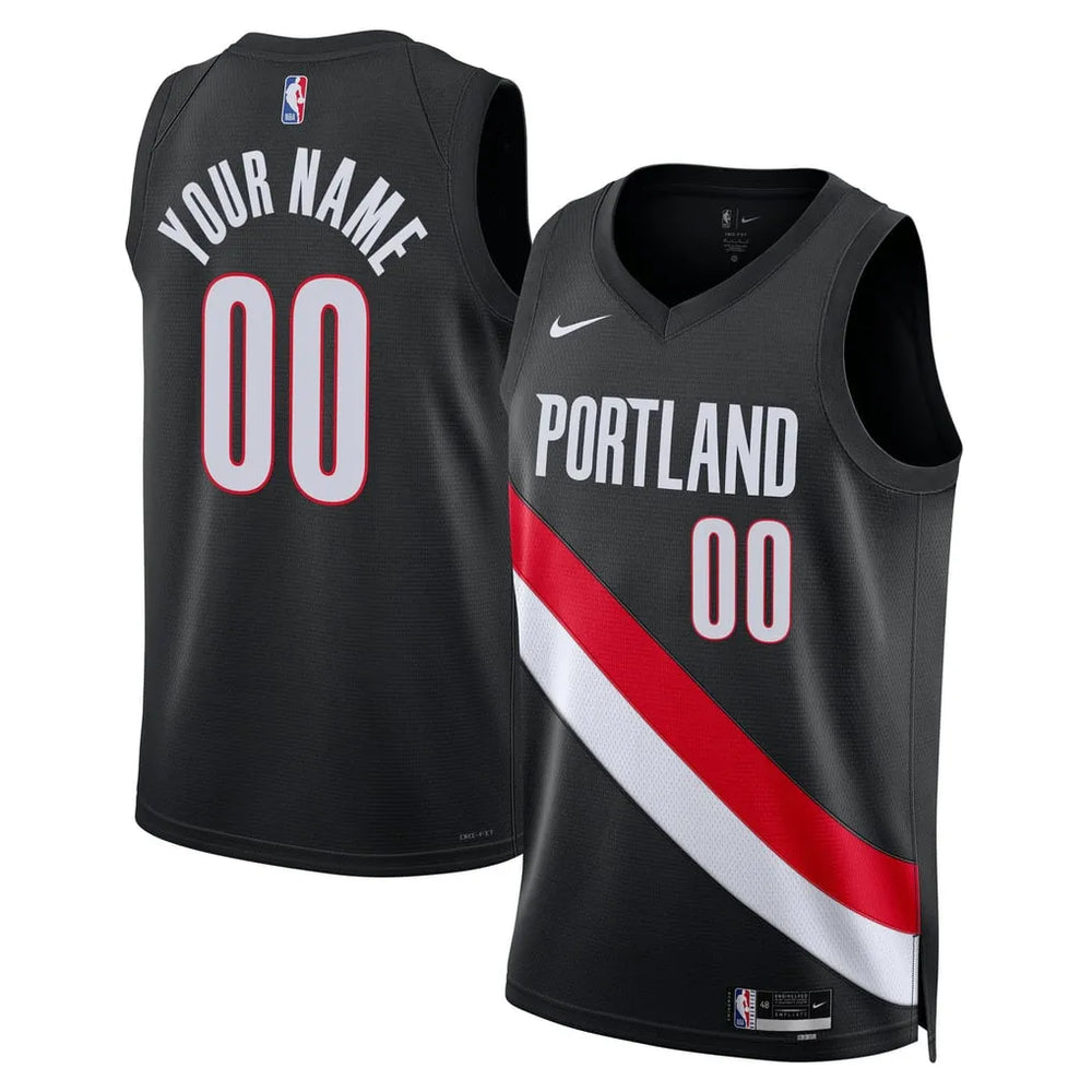 Portland Trail Blazers Black Swingman Jersey
