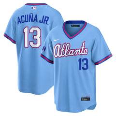 Powder Blue Atlanta Braves City Connect Jersey (Ronald Acuña Jr.)
