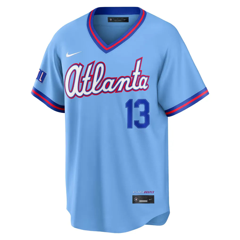 Powder Blue Atlanta Braves City Connect Jersey (Ronald Acuña Jr.)