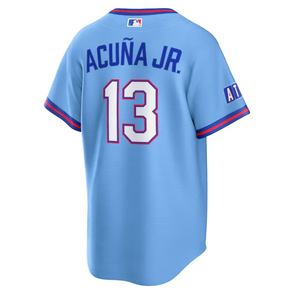 Powder Blue Atlanta Braves City Connect Jersey (Ronald Acuña Jr.)