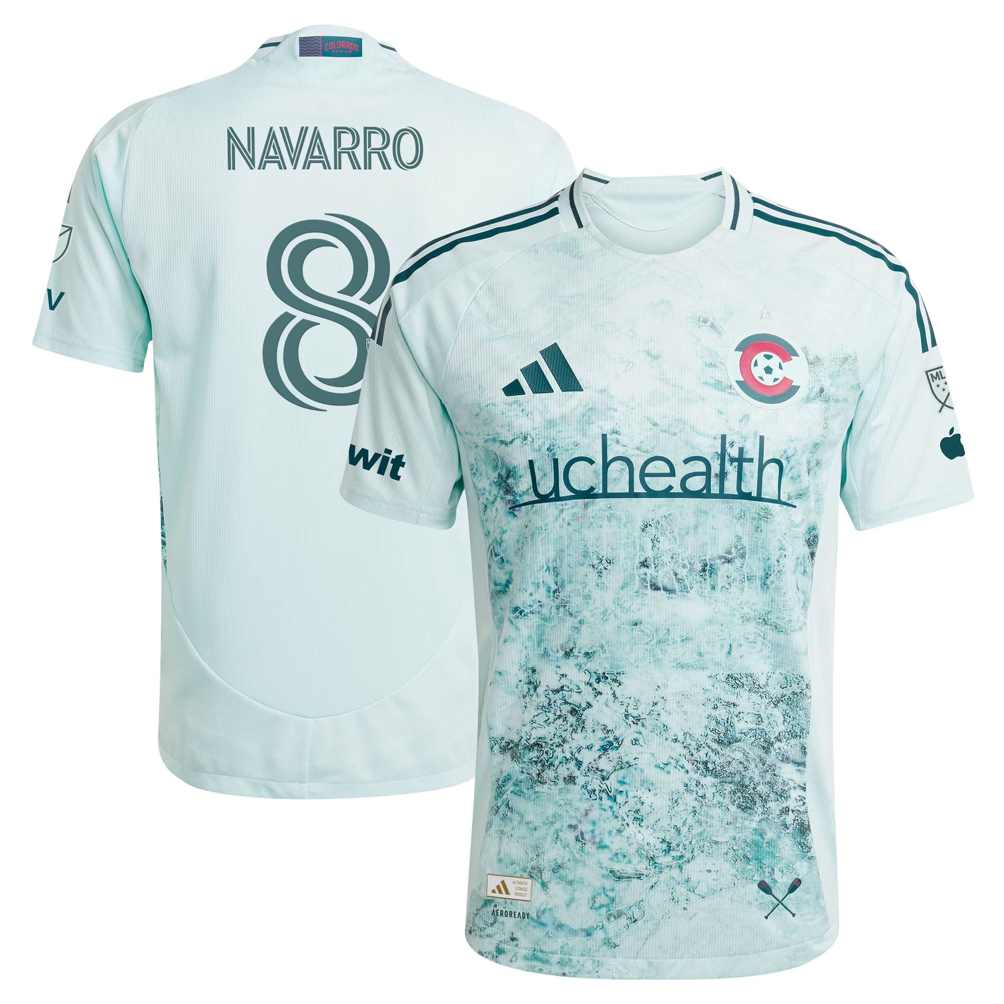 Adidas Rafael Navarro Colorado Rapids 2025 Headwaters Authentic Jersey