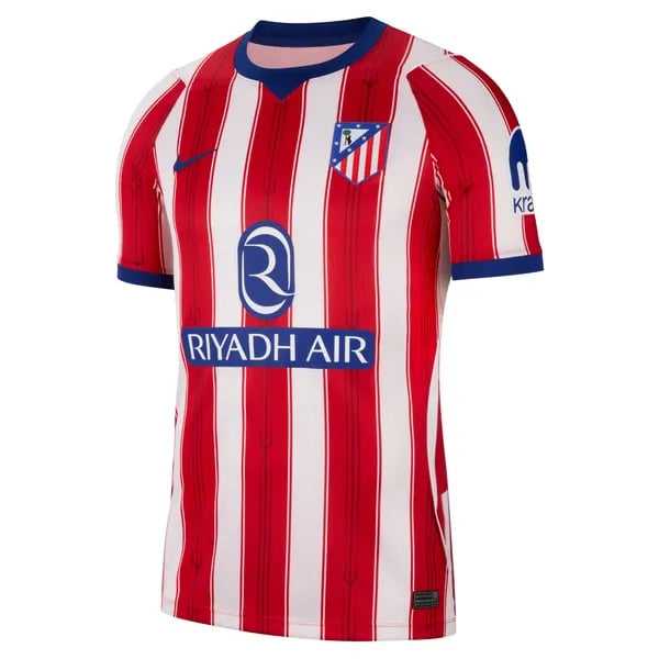 Red/White Atletico De Madrid Home Stadium Jersey