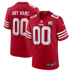 Nike San Francisco 49ers 80th Anniversary Custom Game Jersey