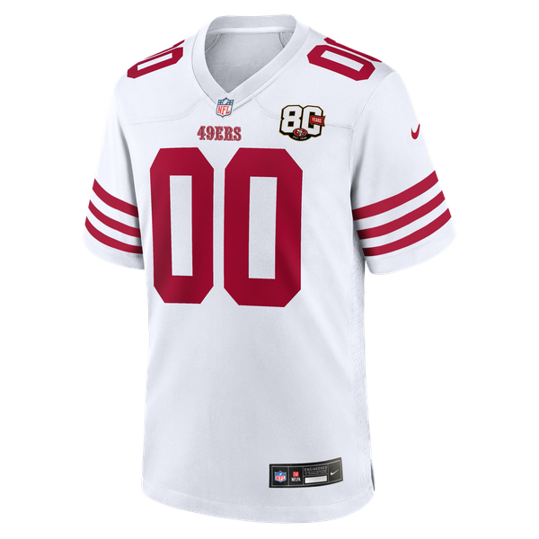 Nike San Francisco 49ers 80th Anniversary Custom Game Jersey