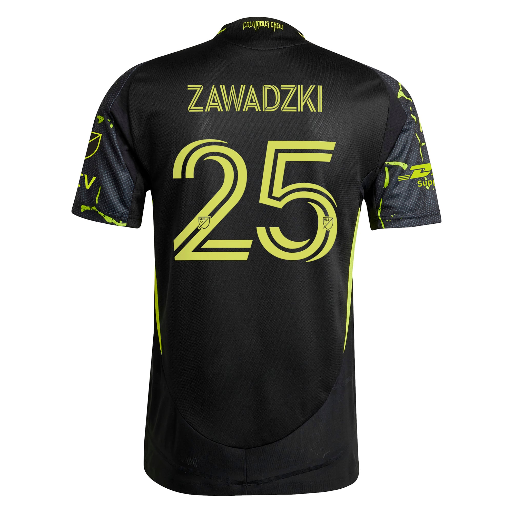 adidas Sean Zawadzki Columbus Crew 2025 Authentic Player Jersey