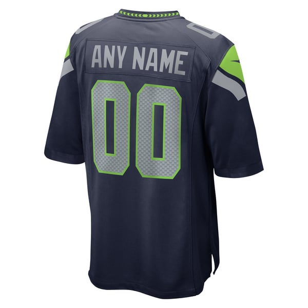 Nike Seattle Seahawks Custom Game Jersey