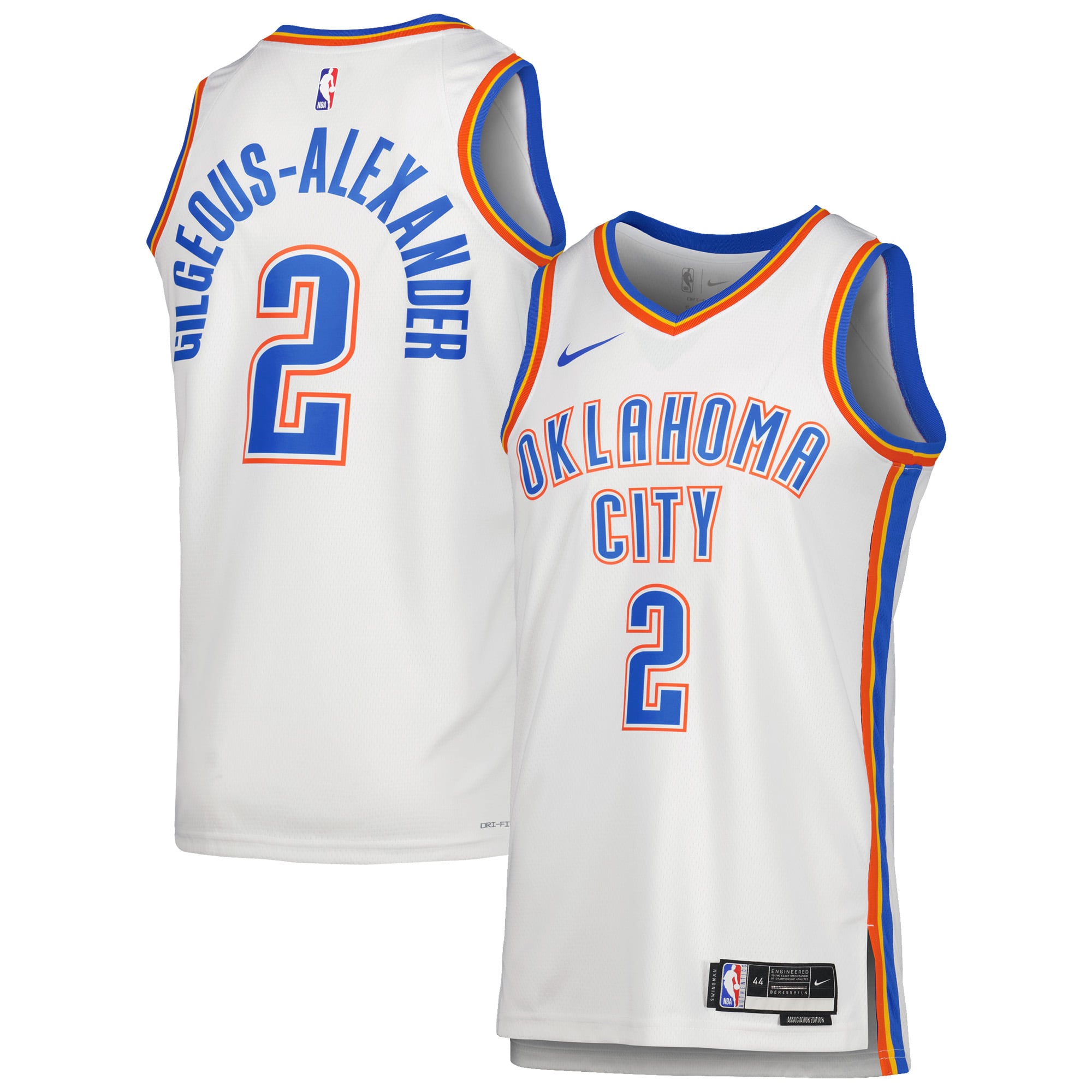Nike Oklahoma City Thunder Shai Gilgeous-Alexander Swingman Jersey