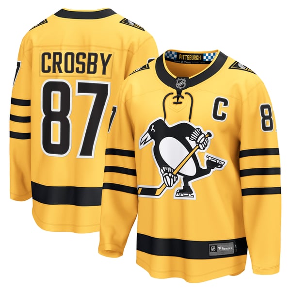 Fanatics Sidney Crosby Pittsburgh Penguins Alternate Breakaway Jersey
