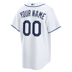 Nike Tampa Bay Rays 2026 World Series Patch Home Replica Custom Jersey
