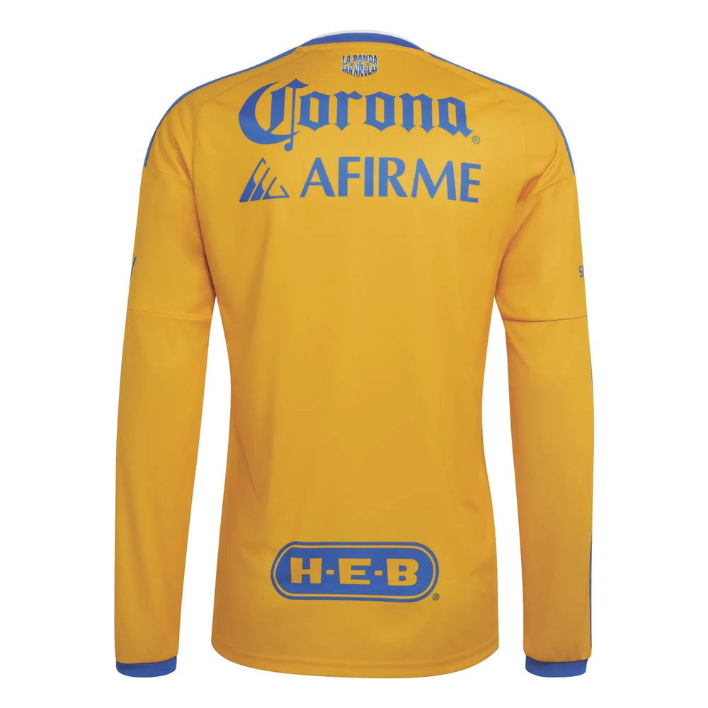Tigres UANL Long Sleeve Home Jersey